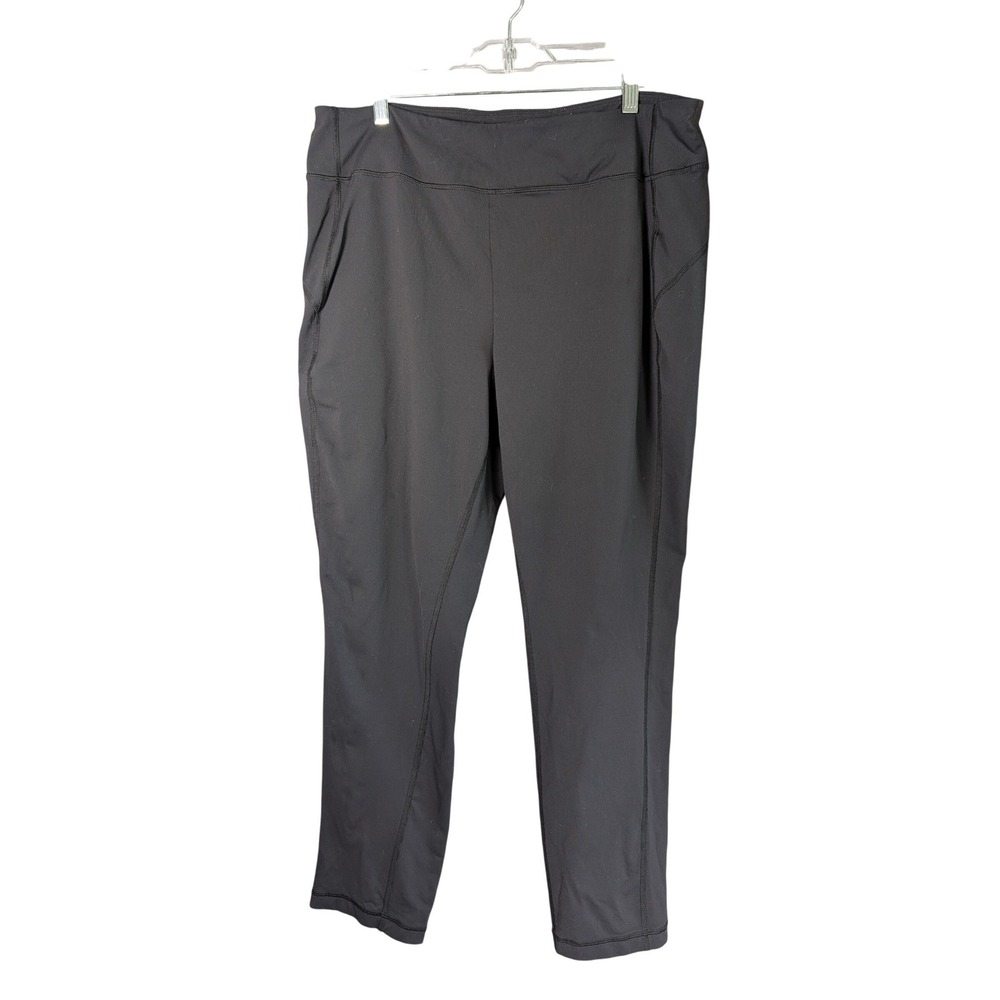 Duluth Trading Leggings Womens L Black Pants Athleisure Pocket‎